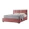 In House Lombardia Velvet Bed Frame - Queen - 200x160 cm - Light Pink