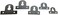 ABBASALI SET OF 5PCS OF PICTURE HOOK (KAN)