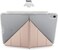 Pipetto Origami No3 Pencil Case for Apple iPad AIR 11 inch case (2024) M2 iPad Air 10.9 inch (2022/2020) 6th / 5th / 4th Generation Smart Cover with 5 in 1 stand - Metallic Pink