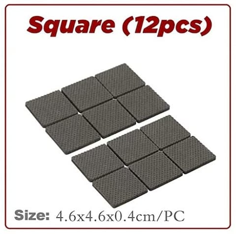 Generic - 12Pcs Multi-Purpose Furniture Legs Protector Cover Table Feet Anti-Slip Mat Furniture