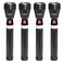 Clikon Rechargeable Torch Set 4 Pieces Black