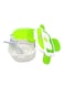 Generic Multifunctional Electric Heating Lunch Box With Spoon Green/White 620G