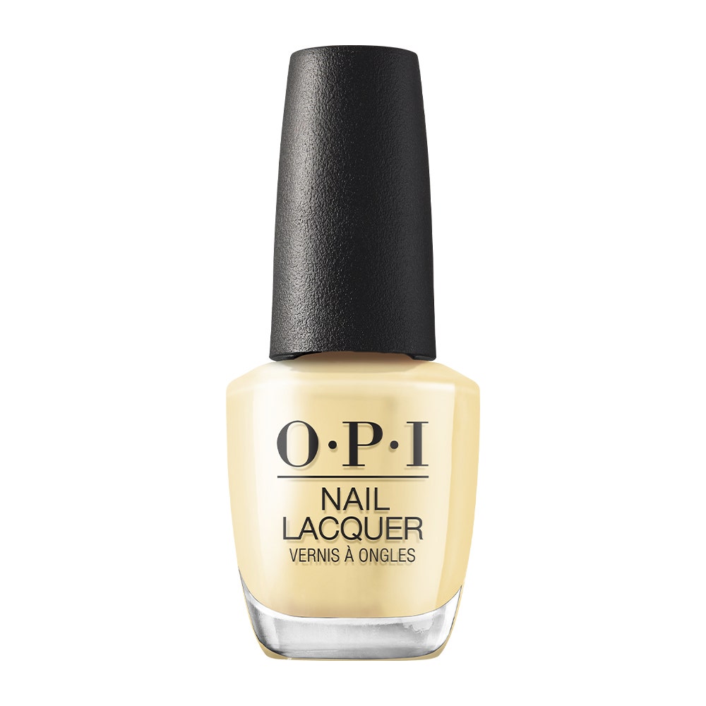 OPI Nail Lacquer, Bee-hind the Scenes, Yellow Nail Polish, 0.5 fl oz