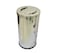 AKC Trash Bin With Swing Lid Silver 50L