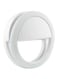 Dubyway - LED Ring Flash Light for Smartphone Grey/White