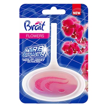 Brait Toilet Block Flowers 40G