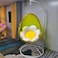 Yulan Transparent Bubble Chair Standing Indoor Swing Hanging Chair High Quality Hanging swing Transparent Acrylic Oval Shape (F) YL0T07-526
