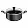 Tefal Super Cook Plus Stew Pot With Lid Black 30cm