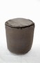 Luxe Decora Suede Pouffe Foot Rest Stool 33x33x36cm (Grey)
