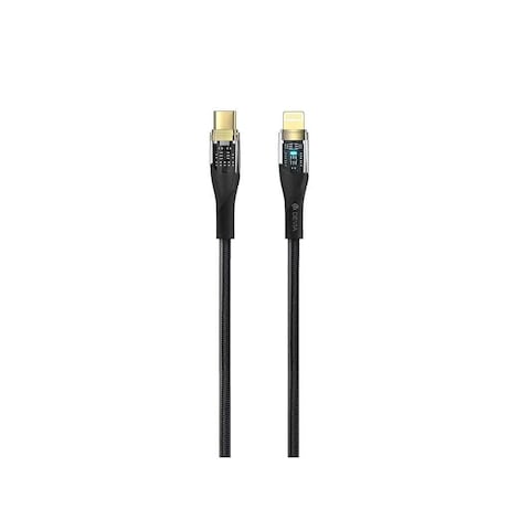 Devia Mp527 USB Type-C to Lightning cable 1M - Black