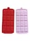 2 pack X Thin Mini Waffle Mold Chocolate DIY Tray Mould Silicone Party maker