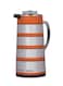 Royalford Double Wall Golden Figured Vacuum Flask Silver/Orange