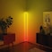Hpdom LED Floor Lamp Wall Corner Decorative Reading Lamp Light, Day Light Energy Saving 20W RGB Remote Standing Lamp Dimmable Living Atmosphere For Office Study Bedroom Kids Room [Energy Class A]