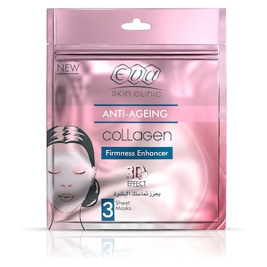 Eva Skin Clinic Collagen Sheet Mask - 3 sheets
