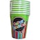 Birthday Stripes 8 pcs 9 OZ Cups