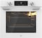 MILLEN MEO 6002 WH 73L Electric Oven - Energy Class A, 8 Cooking Modes, 60 cm, SCHOTT Double Glass Door, Glass finish, Mechanical and Touch Control with Timer, 3 Year Warranty