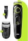 Braun BT3221 Beard Trimmer for Men Cordless &amp; Rechargeable Hair Clipper, Volt Green