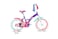Spartan 16" Barbie Girl Bicycle for Kids ages 5, 6, 7, 8 - Little Girls Bike with Training Wheels, Front and Rear Caliper Hand Brakes, Removable Zippered Bag, Chain Cover -16 Inch Wheels