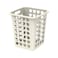 Cosmoplast Square Plastic Laundry Bin Off White 41x35x35cm