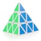 Ametoys-Speed Cube Triangle Magic Cube Pyramid Sticker Cube Puzzle Cube for Beginners Kids