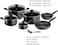 Tefal 11pcs Super Cook Dark Stone Cookware Set