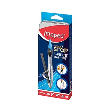 Maped Math Set Study Stop 8 Pieces