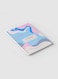 Lowha Spiral Notebook With 60 Sheets And Hard Paper Covers With Contemporary Abstract Design, For Jotting Notes And Reminders, For Work, University, School