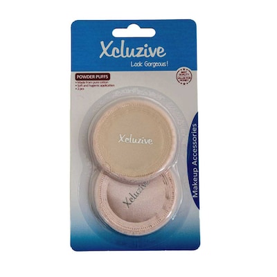 Xcluzive Compact Powder Puffs Pink 2 PCS