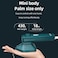 Portable Handheld Steam Iron Mini Travel  Fabric Garment Iron Lightweight Steamer for Home Office Travel(water tank 60ml)