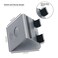 ELV Desktop Cell Phone Stand Tablet Stand, Aluminum Stand Holder for Mobile Phone (All Size) and Tablet (Up to 10.1 inch) - Silver