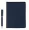 Santhome Tomar PU Thermo Notebook and Pen Set, Blue
