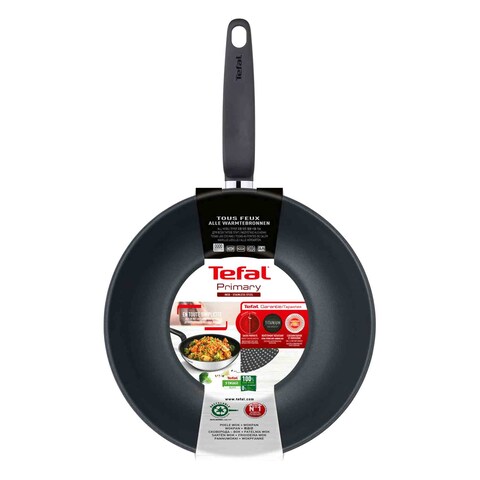 Tefal Primary Wok Pan Stainless Steel 28Cm