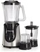 Black &amp; Decker Glass Blender With Grinder And Mincer Chopper 600W Bx600G-B5 Silver/Black