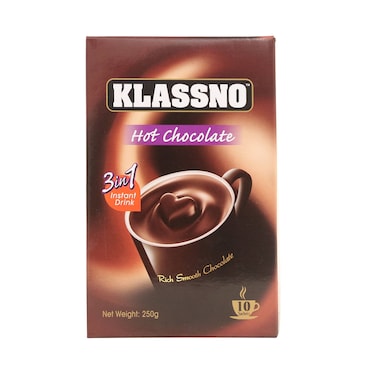 Klassno Hot Chocolate 3In1 Instant Drink 250g