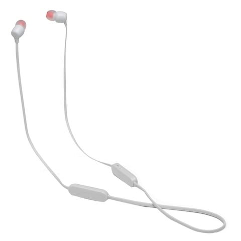 JBL Tune 125BT Wireless Headphone In-Ear With Pure Bass White