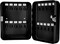 Key Cabinet Wall Mount Design Safe Box with Key Lock (20 Key Capacity) Black