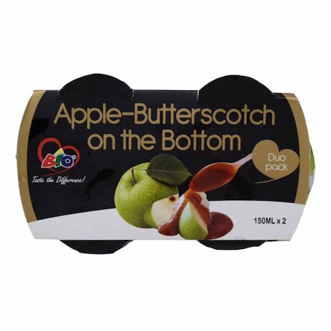 Bio Fob Apple And Butterscotch Yogurt 150ml x Pack of 2