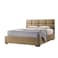 In House Lombardia Velvet Bed Frame - Queen - 200x160 cm - Beige