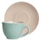 Moire Coffee Cup And Saucer Set Two Tone 90ml 4 PCS
