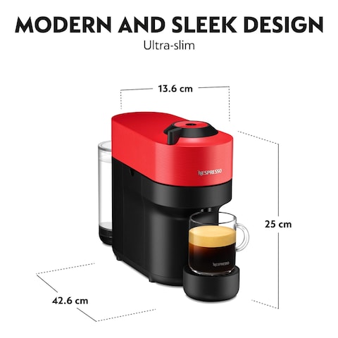 Nespresso Vertuo Pop Coffee Maker Spicy Red