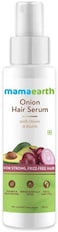 Mamaearth Onion Hair Serum For Silky &amp; Smooth Hair, Tames Frizzy Hair, with Onion &amp; Biotin for Strong, Tangle Free &amp; Frizz-Free Hair - 100 ml