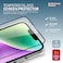Moxedo 3 in 1 Protection Pack, Tempered Glass Screen Protector, Clear Case and Camera Lens Protector Compatible for iPhone 14 (Clear)