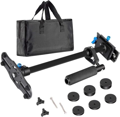 DMK Power Coopic St-02A Aluminum 24&quot;/60cm Handheld Stabilizer With Quick Release Plate 1/4&quot; And 3/8&quot; Screw For DSLR And Video Cameras Up To 6.6Lbs/3Kg
