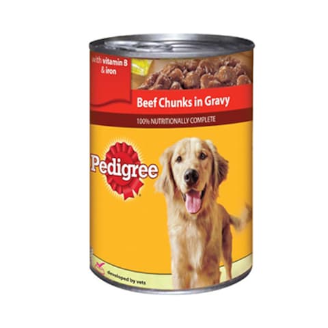 Pedigree Dog Food Beef Chunks 400GR