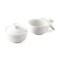 Porceletta Ivory Porcelain Soup Cup with Lid 4.5 Inch 4.5 Inch