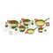 Illa Olivilla Granite Cookware Set - 10 Pieces - Green