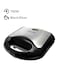 Sonashi Non Stick Grill Plate Sandwich Maker 750 W Sgt-853, Black/Silver
