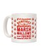 muGGyz Nanny Always On My Mind Printed Coffee Mug White/Black 325ml