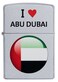 Zippo Lighter Model 205 Ci412384 I Heart Abudhabi Design