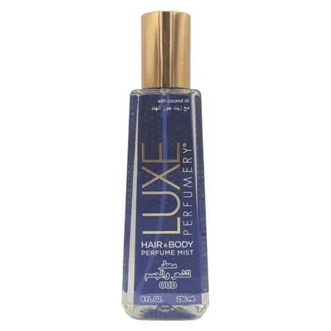 Luxe Perfumery Hair and Body Perfume Mist Mystic Oud 236ml
